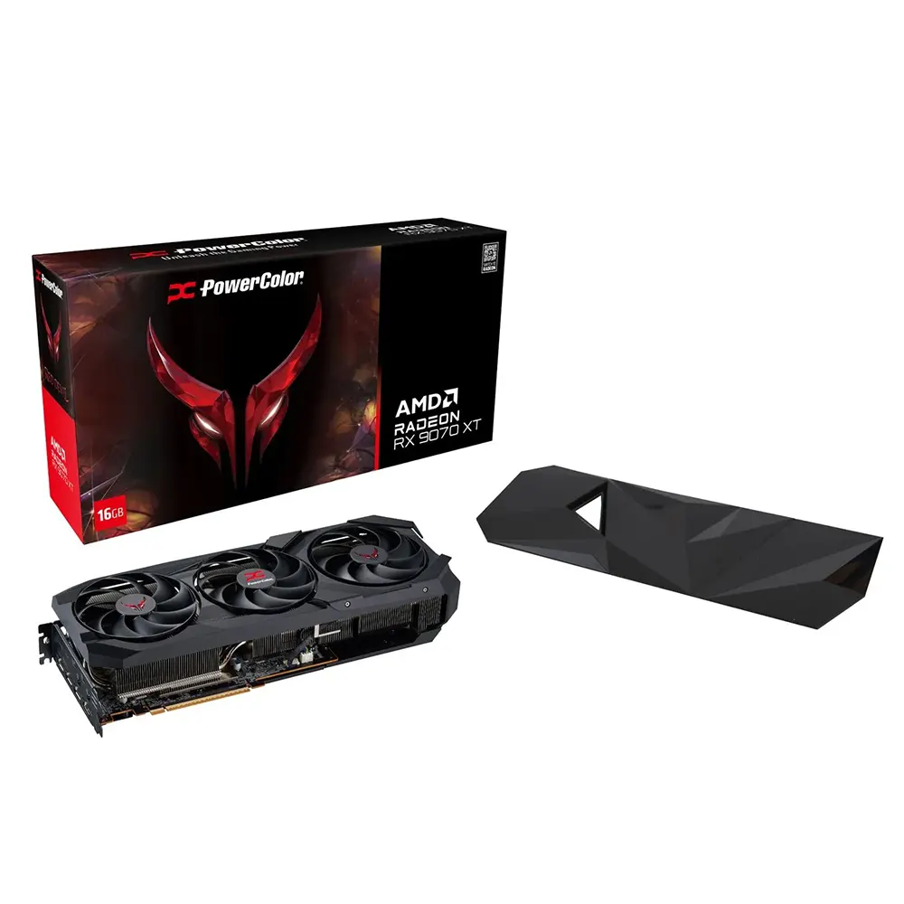 PowerColor Red Devil Radeon RX 9070 XT Backplate Special Edition, 16GB GDDR6 Видео карта