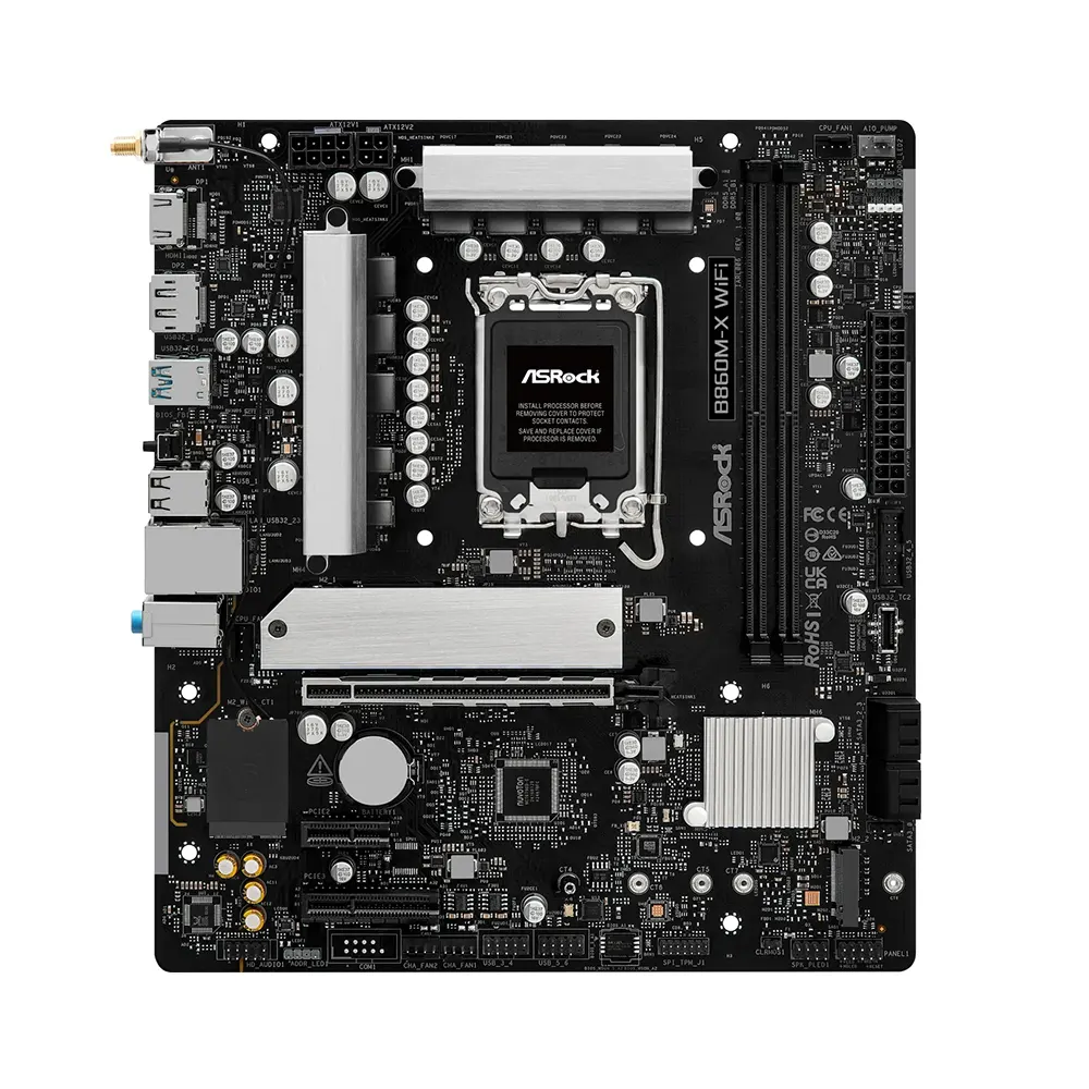 ASRock B860M-X WiFi, LGA1851, DDR5, Wi-Fi 6E Дънна платка
