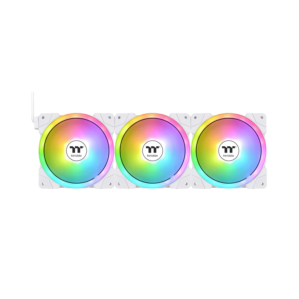 Thermaltake SWAFAN EX12 120mm ARGB White Вентилатор Комплект (3 броя)