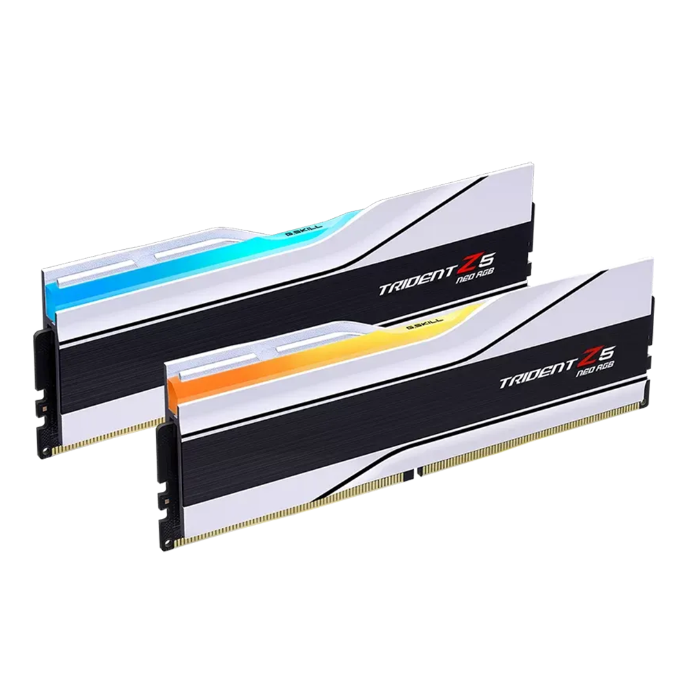G.SKILL Trident Z5 Neo RGB White 32GB (2x16), DDR5, 6000 MHz, CL26, AMD EXPO Рам памет