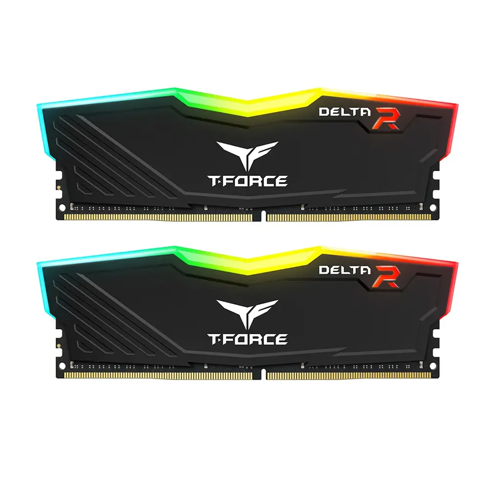 Team Group T-FORCE DELTA RGB Black 16GB (2x8), DDR4, 3200 MHz, CL16, Intel XMP Рам памет