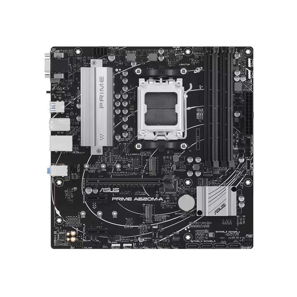 ASUS PRIME A620M-A-CSM, AM5, DDR5 Дънна платка
