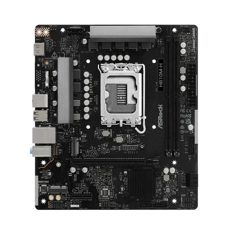 ASRock H810M-H, LGA1851, DDR5 Дънна платка