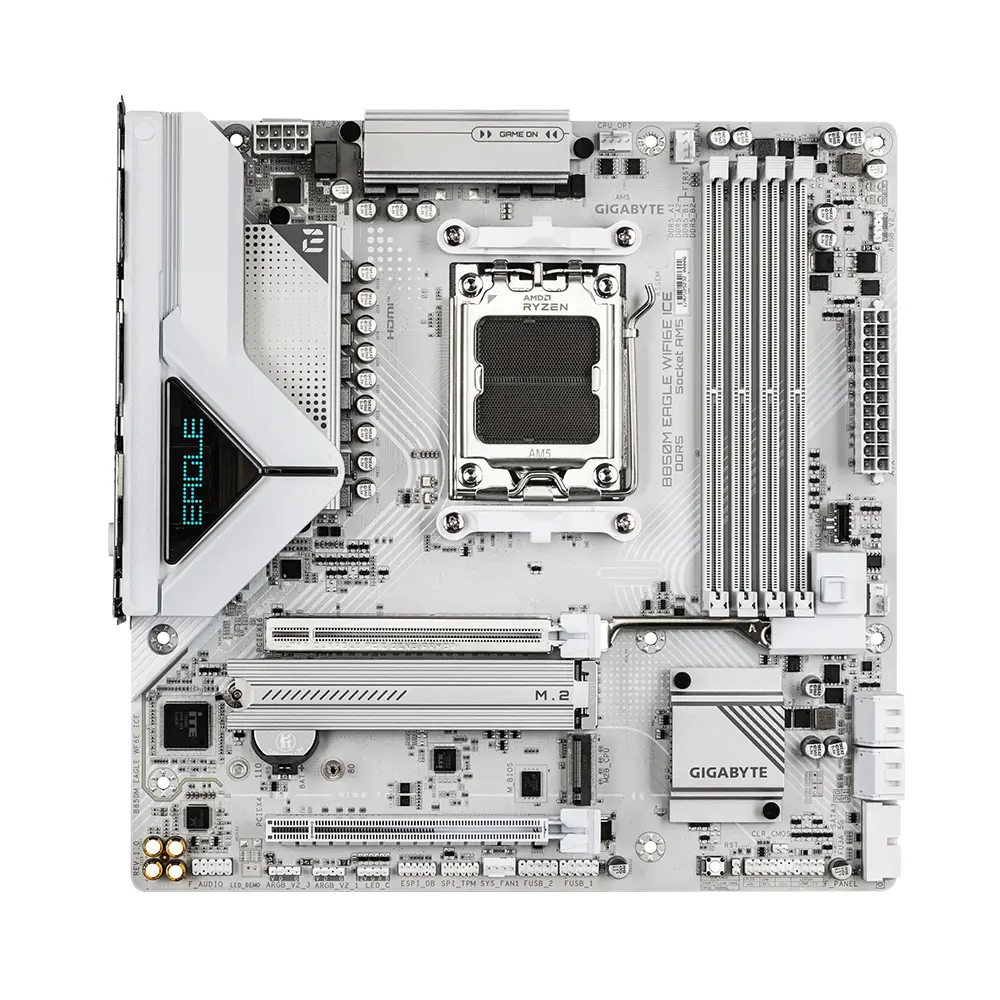 Gigabyte B850M EAGLE WIFI6E ICE, AM5, DDR5, Wi-Fi 6E Дънна платка