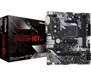 Дънна платка ASRock B450M-HDV R4.0