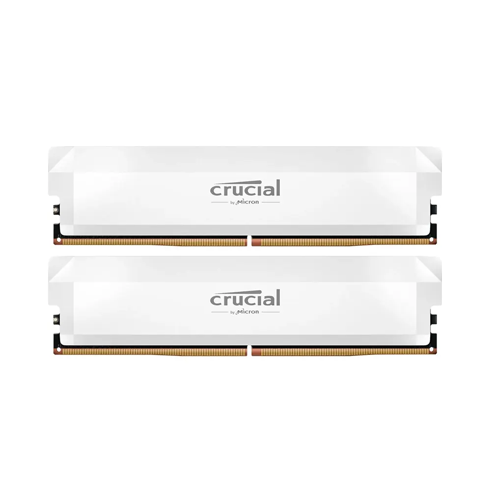 Crucial Pro Overclocking White 32GB (2x16), DDR5, 6000 MHz, CL36, AMD EXPO & Intel XMP Рам памет