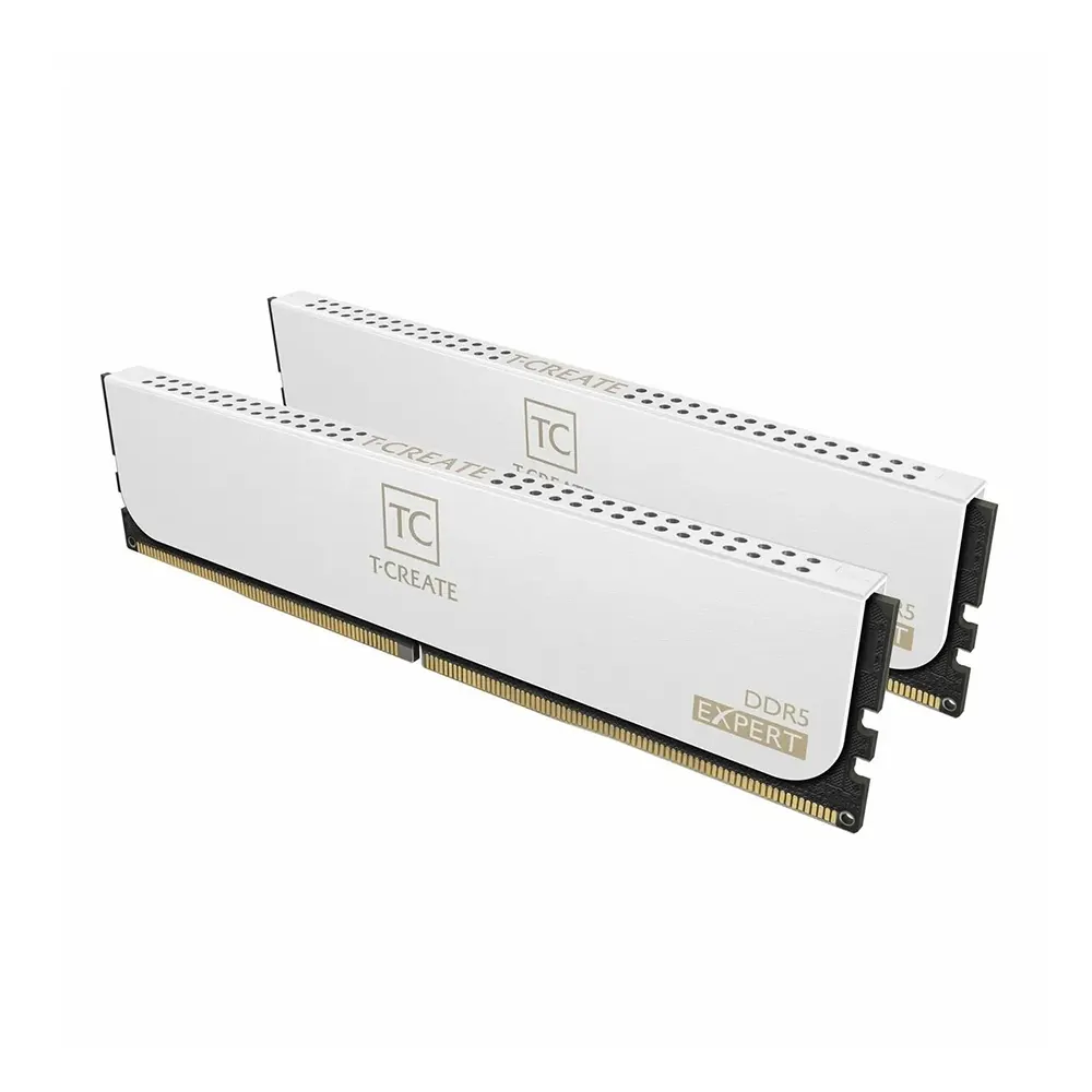 Team Group T-CREATE Expert White 32GB (2x16), DDR5, 6000 MHz, CL38, Intel XMP & AMD EXPO Рам памет