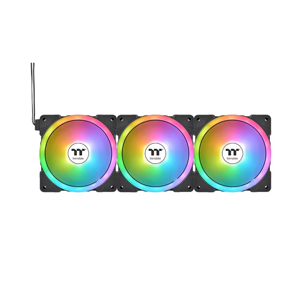 Thermaltake SWAFAN EX12 120mm ARGB Black Комплект вентилатори (3 броя)