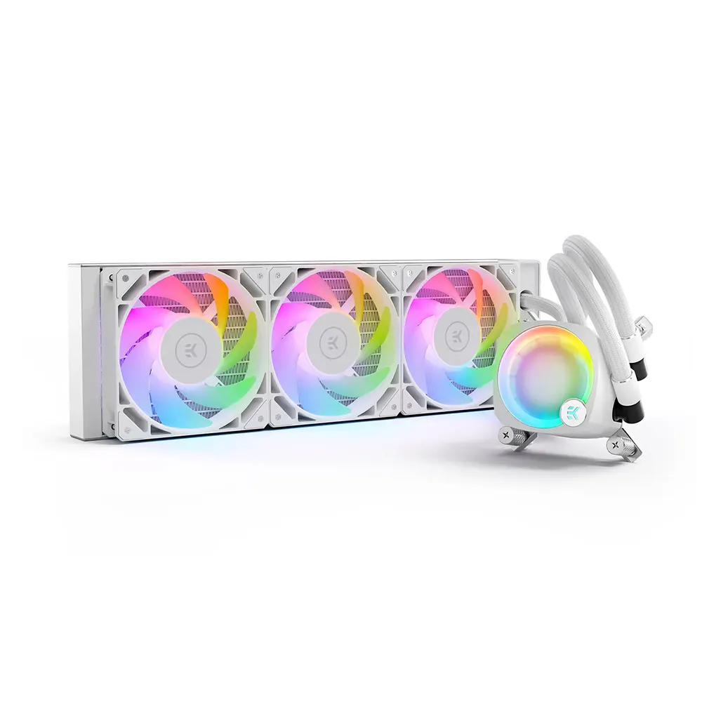 EKWB EK-Nucleus AIO CR360 Lux D-RGB White 360mm RGB AIO Воден охладител за процесор