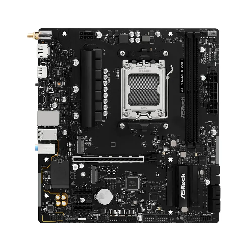 ASRock A620AM-X WiFi, AM5, DDR5, Wi-Fi 5 Дънна платка