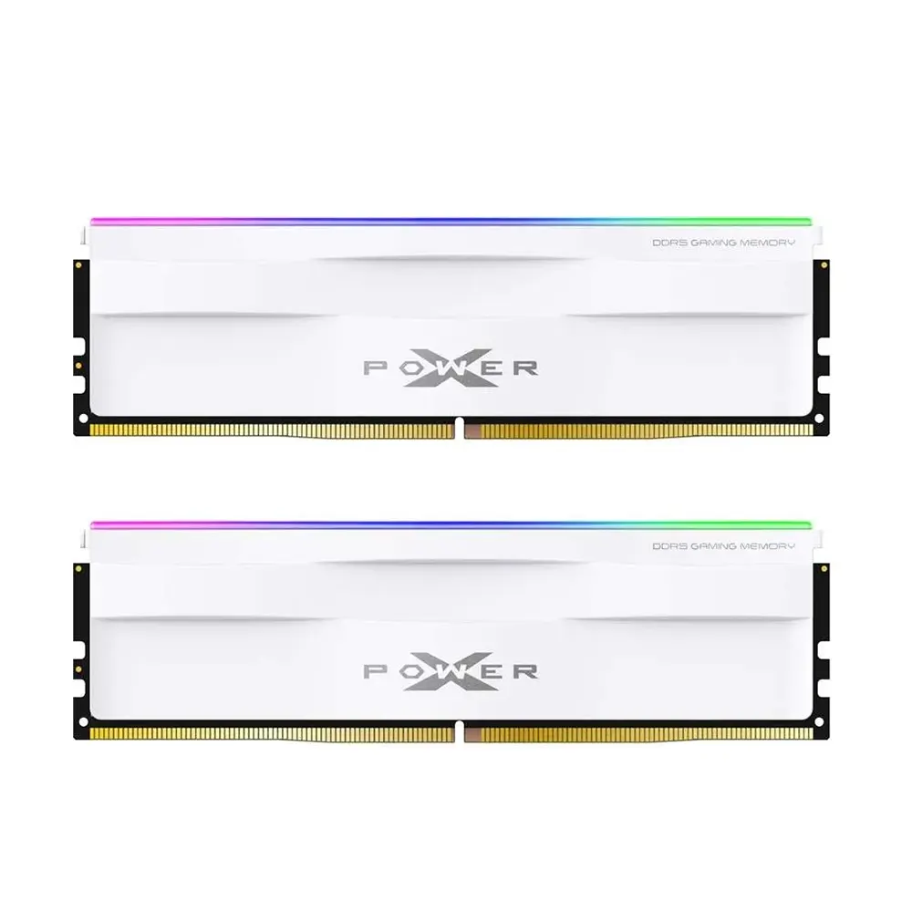 Silicon Power XPOWER Zenith RGB White 32GB (2x16), DDR5, 6000 MHz, CL30, Intel XMP Рам памет