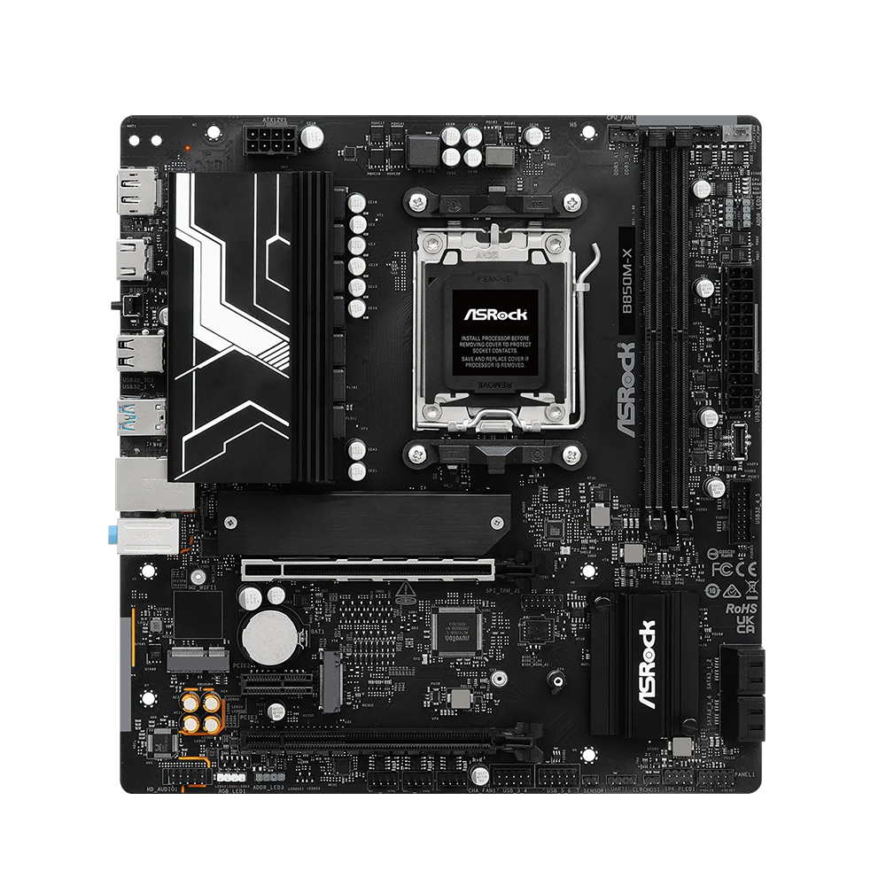 ASRock B850M-X, AM5, DDR5 Дънна платка