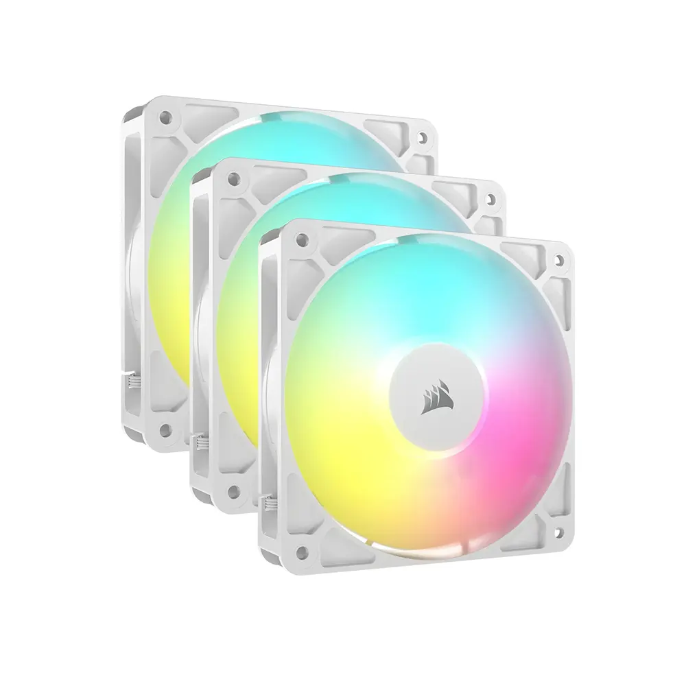 Corsair RS120-R 120mm ARGB White Reverse Комплект вентилатори (3 броя)