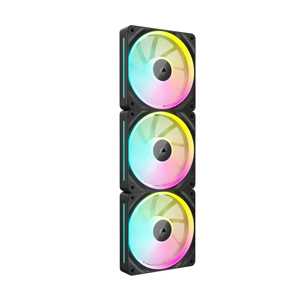 Corsair iCUE LINK LX120 RGB 120mm Black Комплект вентилатори (3 броя)