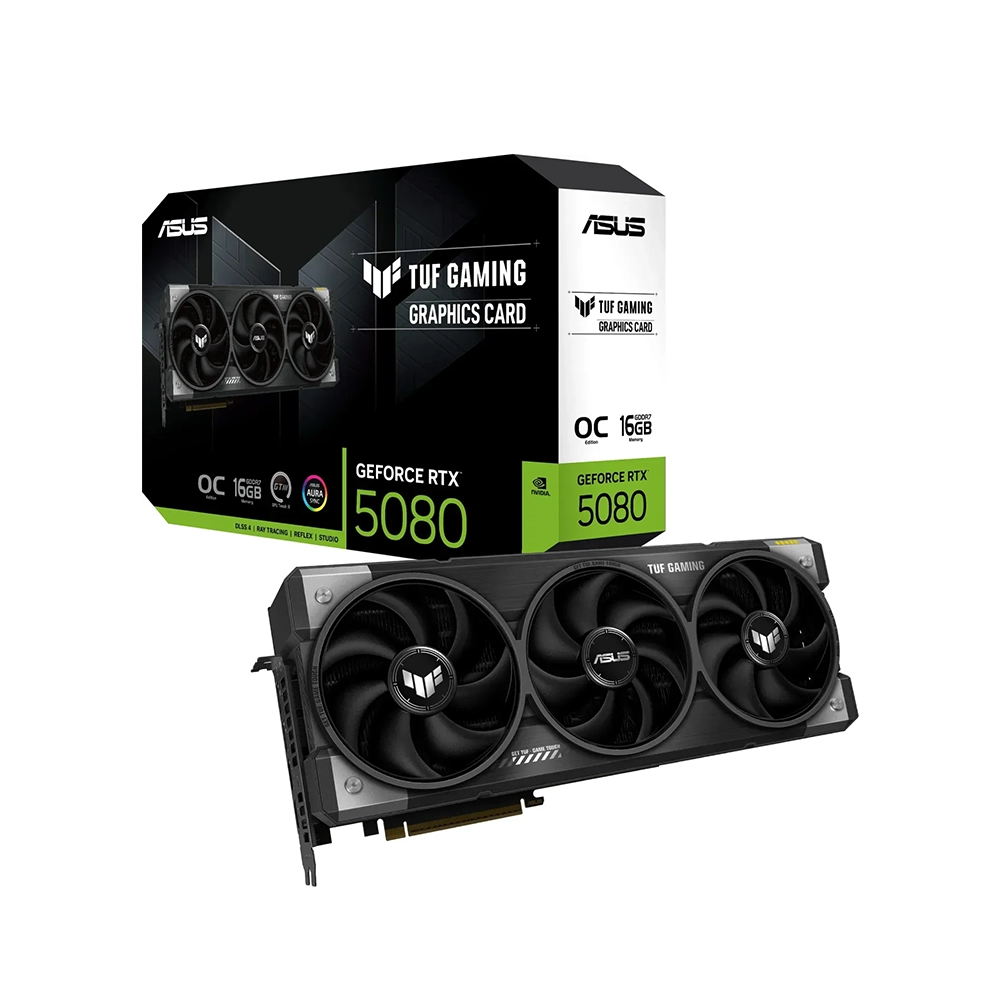 ASUS TUF Gaming GeForce RTX 5080 OC Edition, 16 GB GDDR7 Видео карта