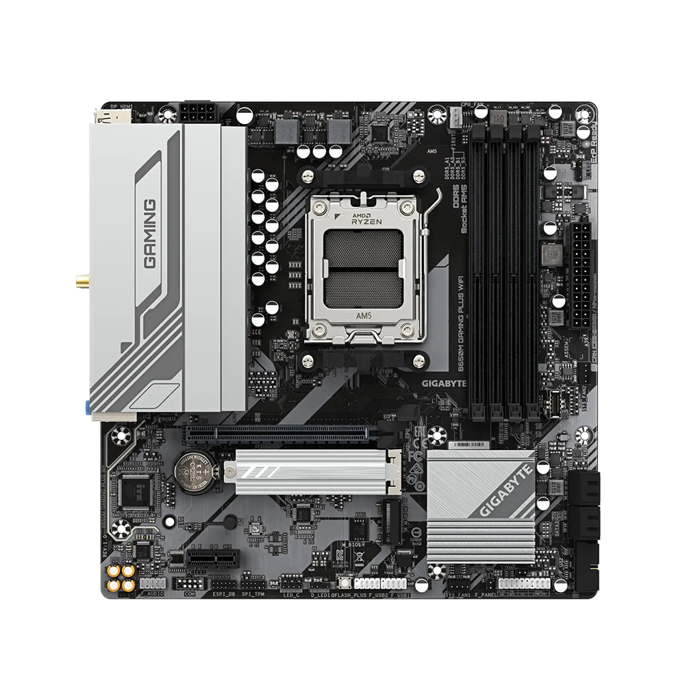 Gigabyte B650M GAMING PLUS WIFI, AM5, DDR5, Wi-Fi 6 Дънна платка