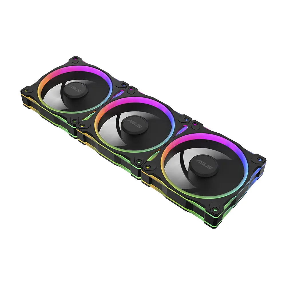 ASUS Prime MR120 ARGB Reverse 120mm Black Комплект вентилатори (3 броя)