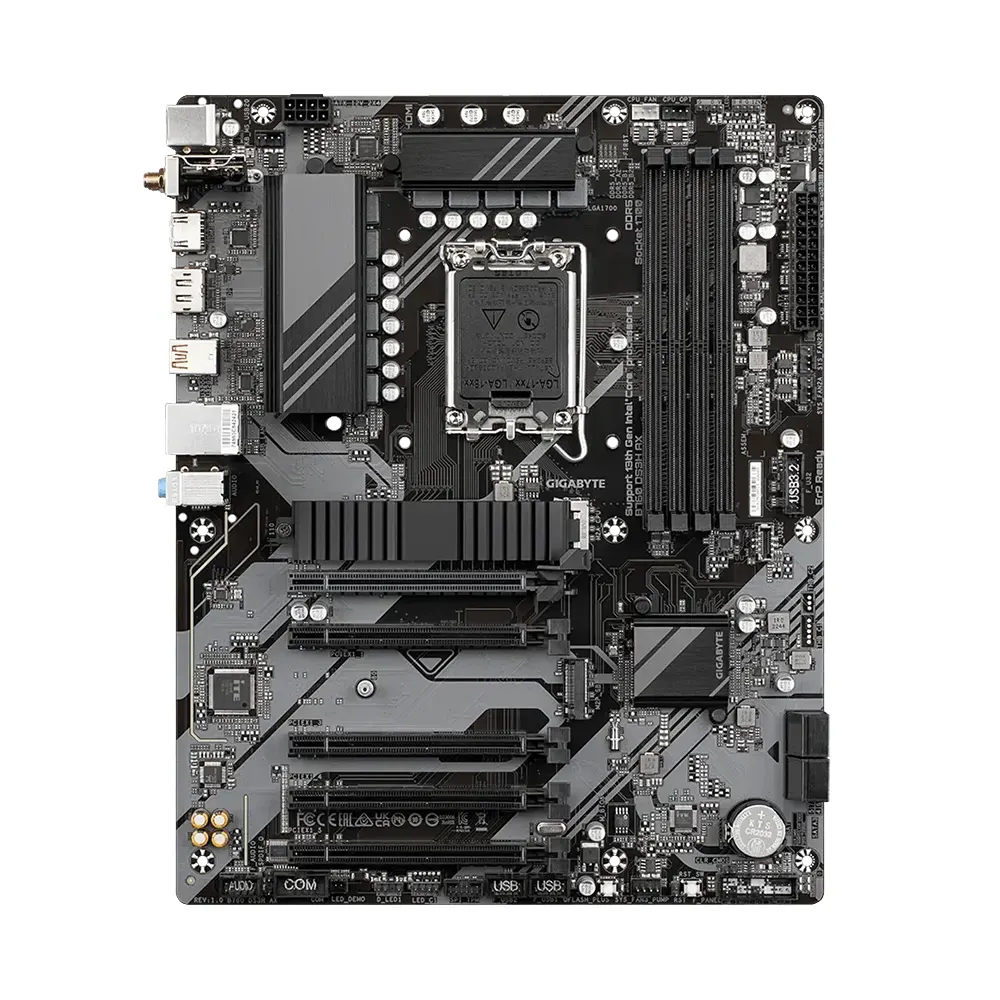 Gigabyte B760 DS3H AX, LGA1700, DDR5, Wi-Fi 6E Дънна платка