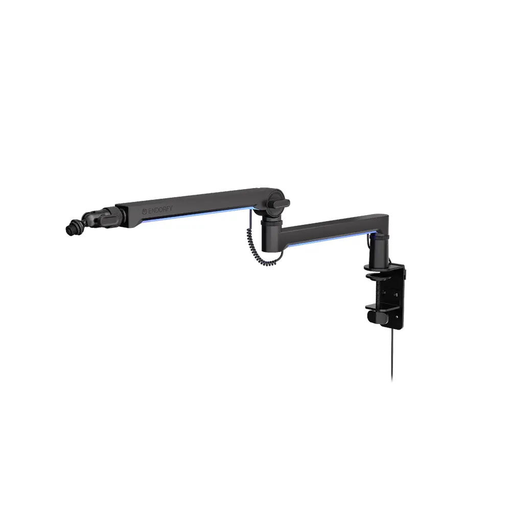 (Нарушена опаковка) Endorfy Broadcast Low Profile RGB Boom Arm Стойка за микрофон тип рамо 