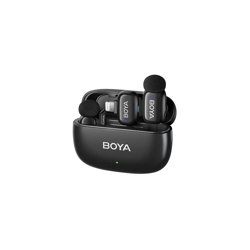 (Разопакован) BOYA Mini 2-03 X2 Ai Lightning 2.4GHz Безжична микрофонна система