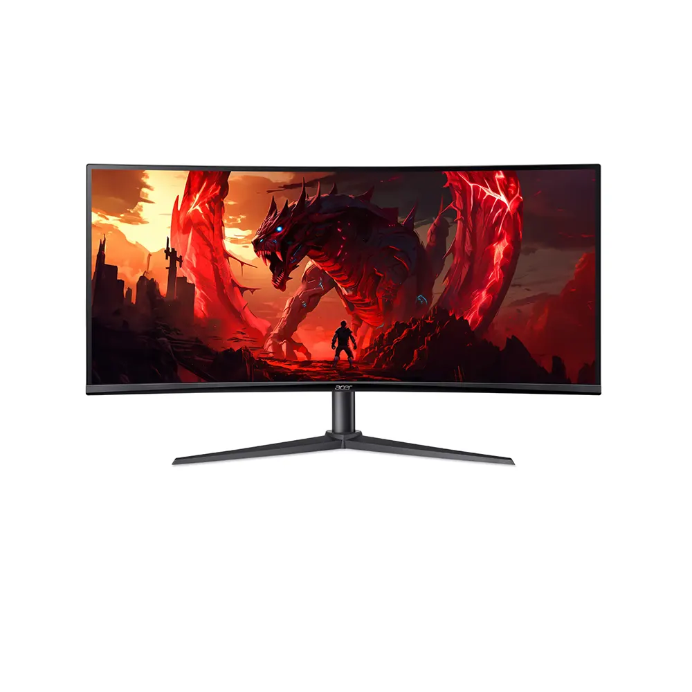 Acer Nitro XZ342CUV3bmiiphx 34'' VA, 180Hz, 1ms, 21:9 UWQHD (3440 x 1440), AMD FreeSync Premium, VESA DisplayHDR 400, 1500R Curved Извит геймърски монитор