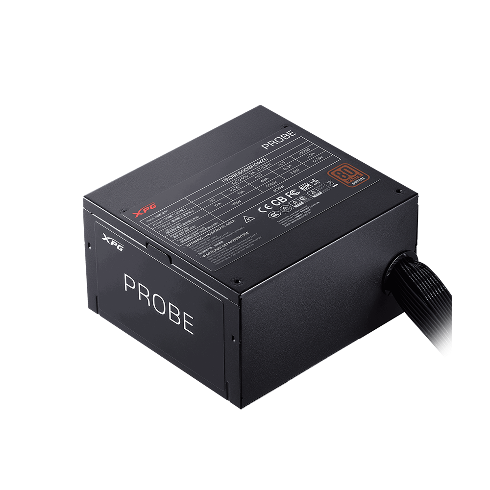 ADATA XPG PROBE 650W Bulk, 80 PLUS Bronze, ATX 2.52 Захранване за компютър