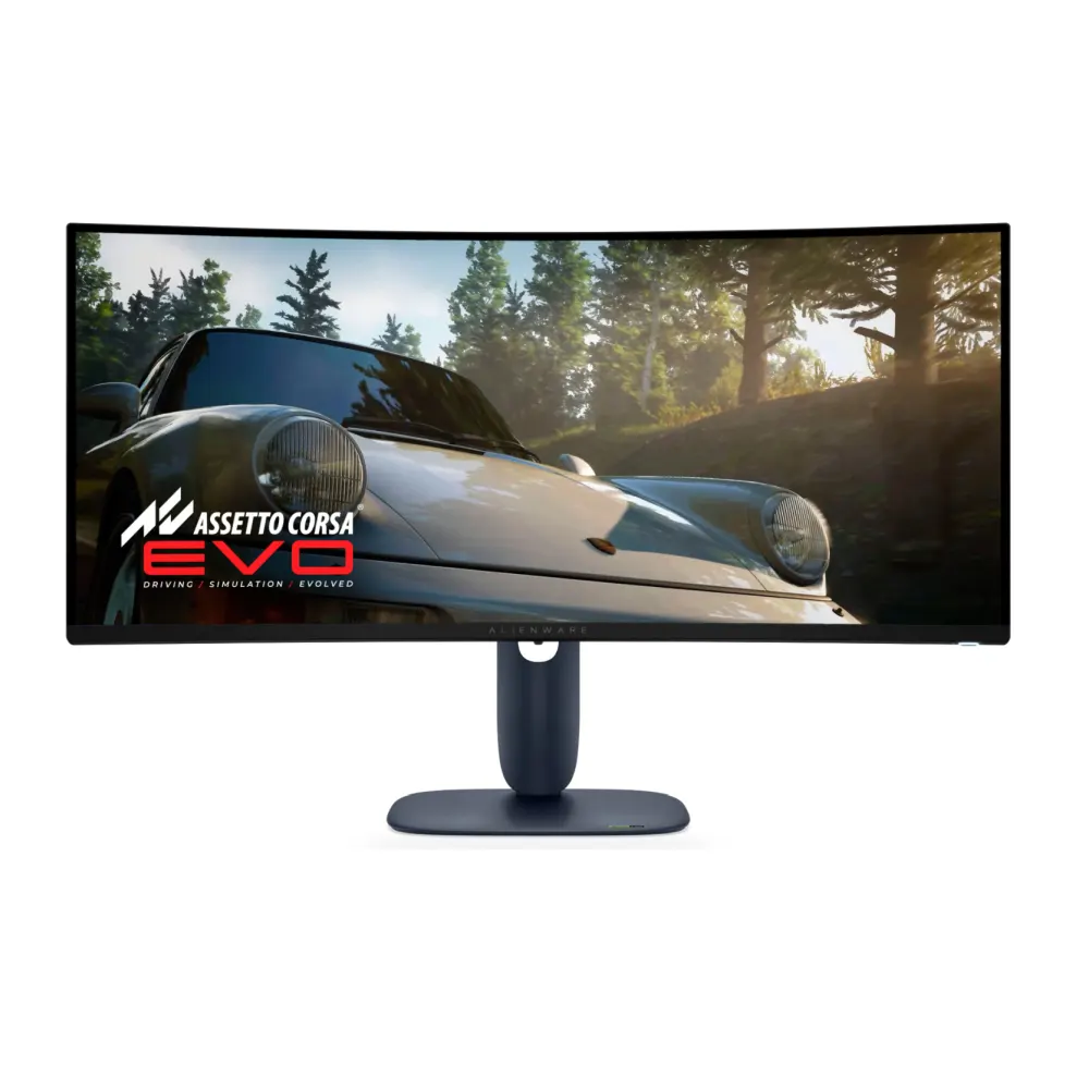 Alienware AW3425DW 34" QD-OLED, 240Hz, 0.03ms, 21:9 WQHD (3440 x 1440), VESA DisplayHDR True Black 400, AMD FreeSync Premium Pro 1800R Извит геймърски монитор 