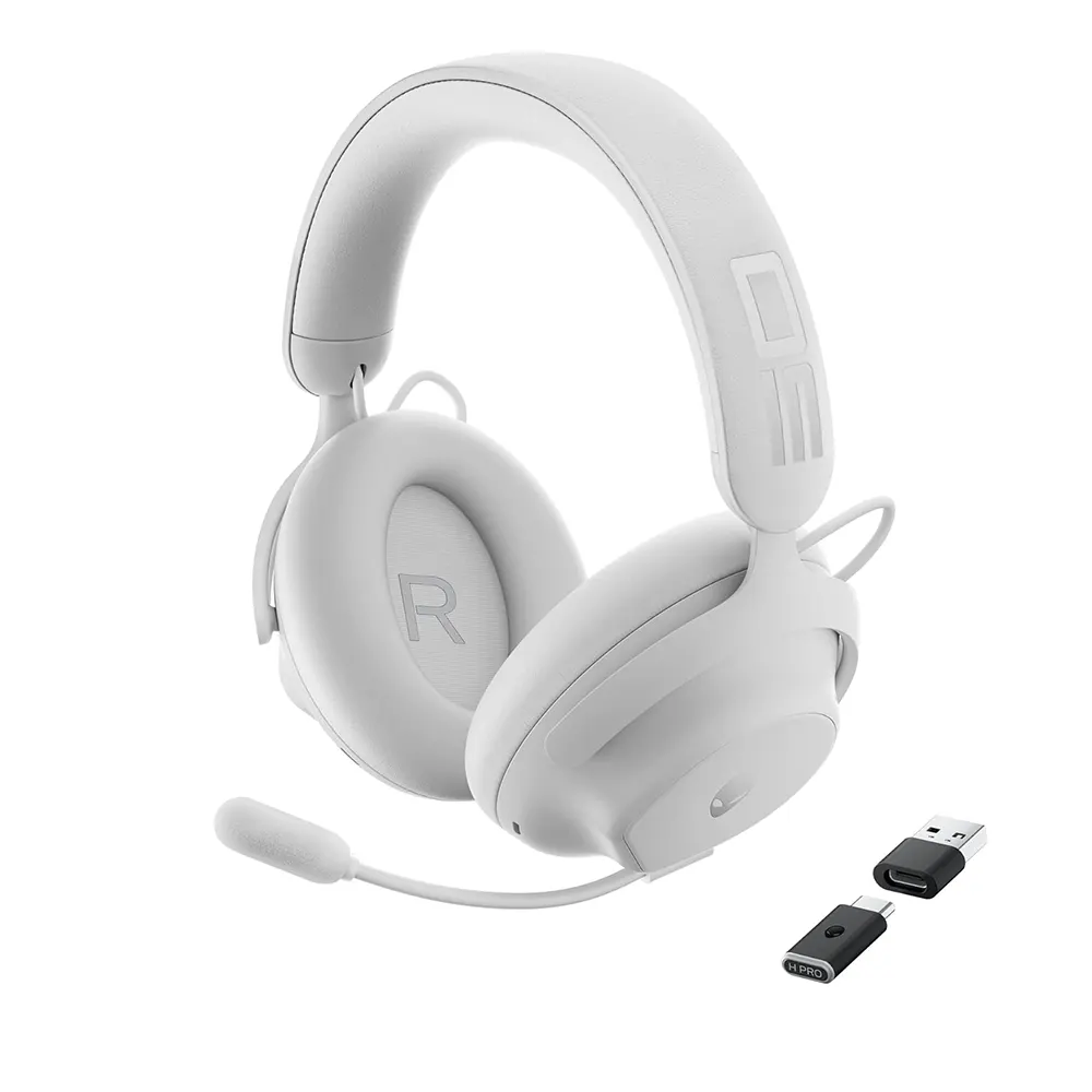 Alienware Pro Wireless Lunar Light Геймърски безжични слушалки