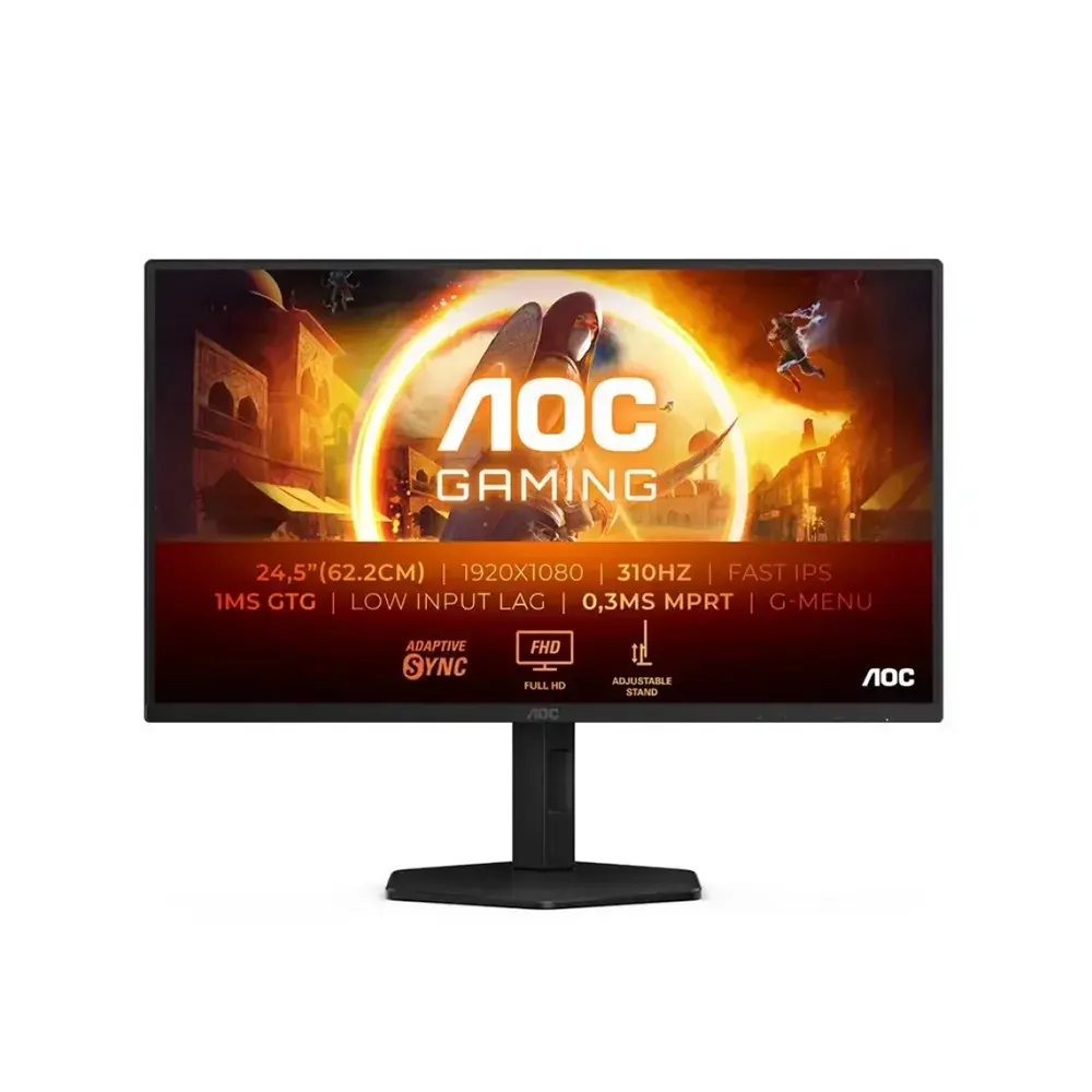 AOC 25G4SXU 24.5" IPS, 310Hz, 1ms, FHD (1920 x 1080), Adaptive Sync, HDR 10 Геймърски монитор