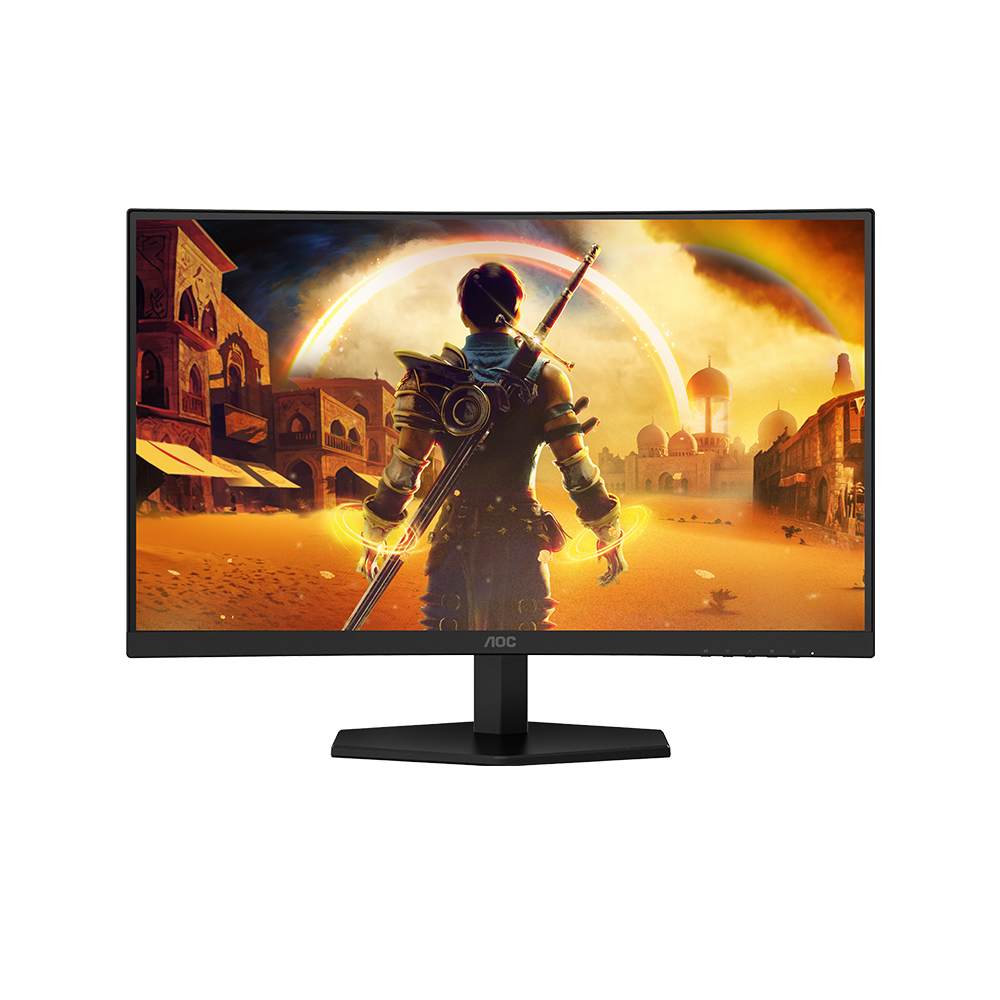 AOC Gaming C27G42FE 27" VA, 180Hz, 0.5ms, Full HD (1920 x 1080), Adaptive Sync, HDR10, 1500R Извит геймърски монитор