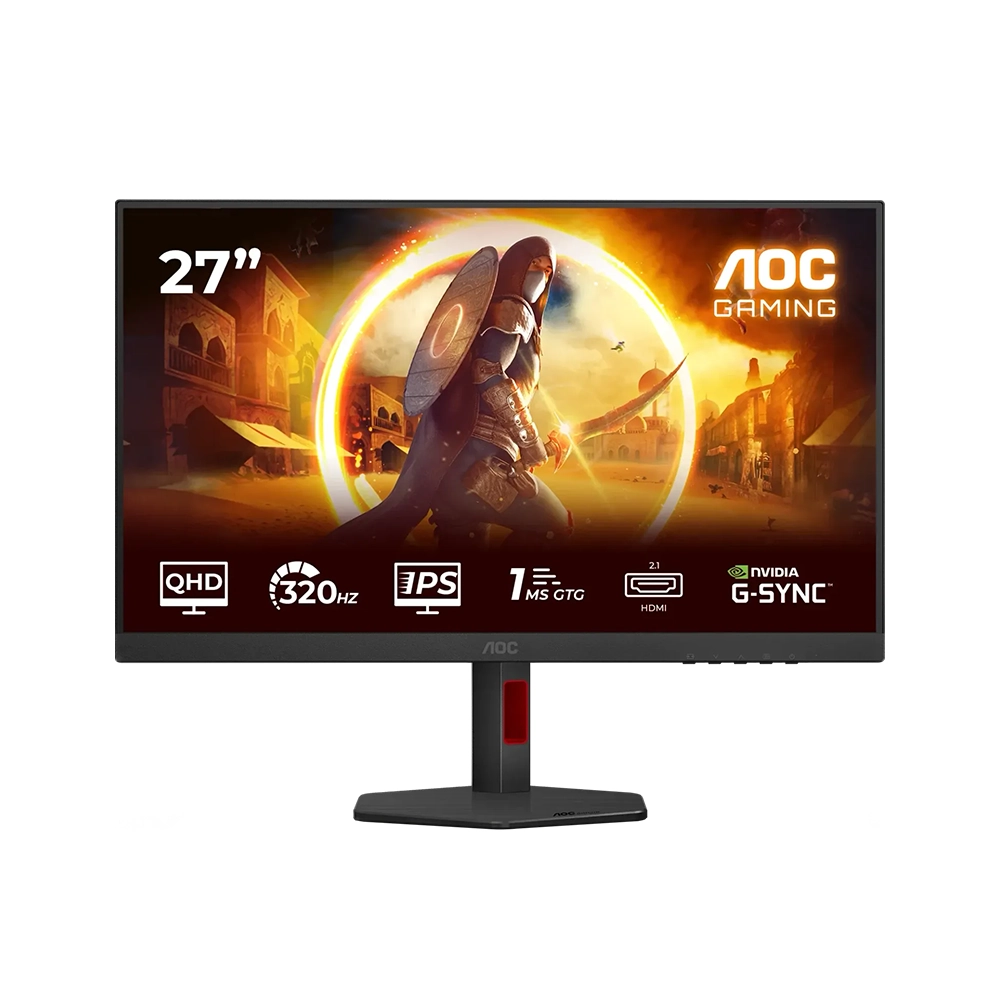 AOC Q27G4SRU 27'' IPS, WQHD (2560x1440), 320 Hz, 1 ms, DisplayHDR 400 Геймърски монитор