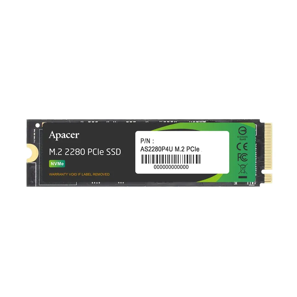 Apacer AS2280P4U 256GB M.2 PCIe 3.0 NVME SSD Диск