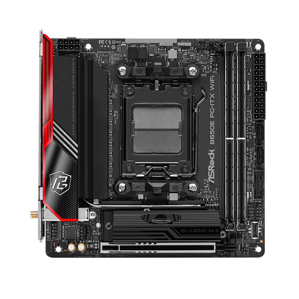 ASRock B650E PG-ITX WiFi, AM5, DDR5, WiFi Дънна платка