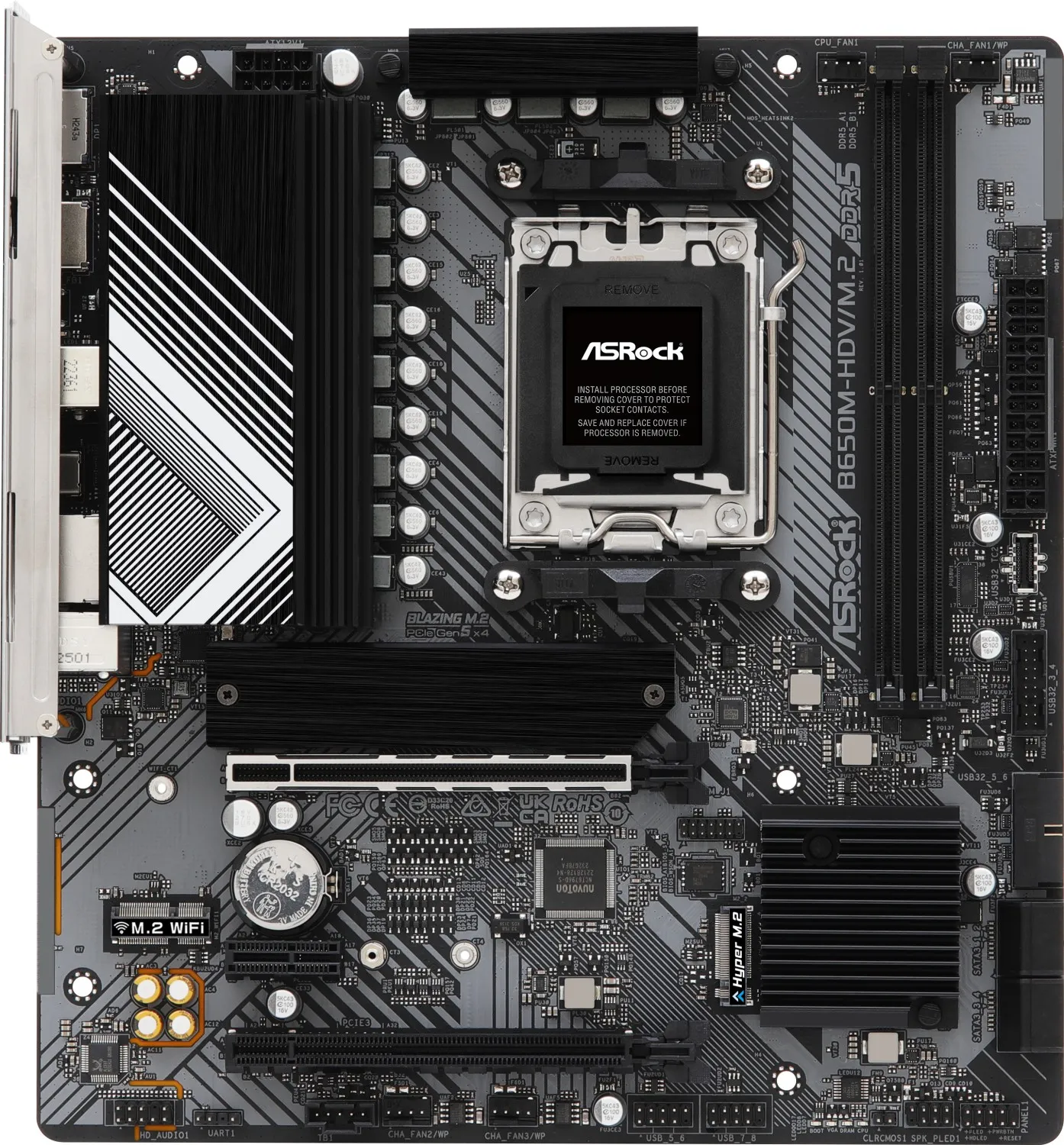 ASRock B650M-HDV/M.2, AM5, DDR5 Дънна платка