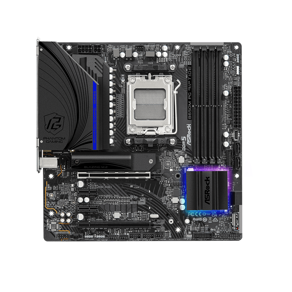 ASRock B650M PG Riptide, AM5, DDR5, Дънна платка