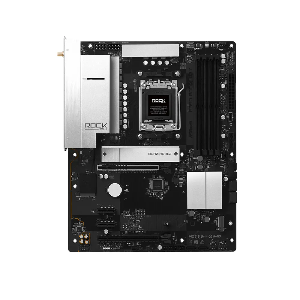 ASRock B850 Rock WiFi 7, AM5, DDR5 Дънна платка
