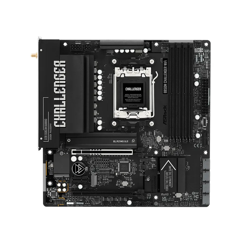 ASRock B850M Challenger WiFi, AM5, DDR5, Wi-Fi 7, 2.5GbE Дънна платка