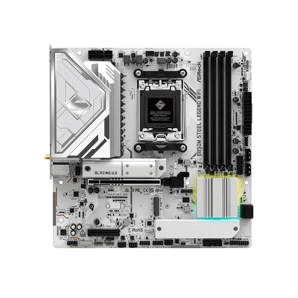 ASRock B850M Steel Legend WiFi, AM5, DDR5, Wi-Fi 7 Дънна платка