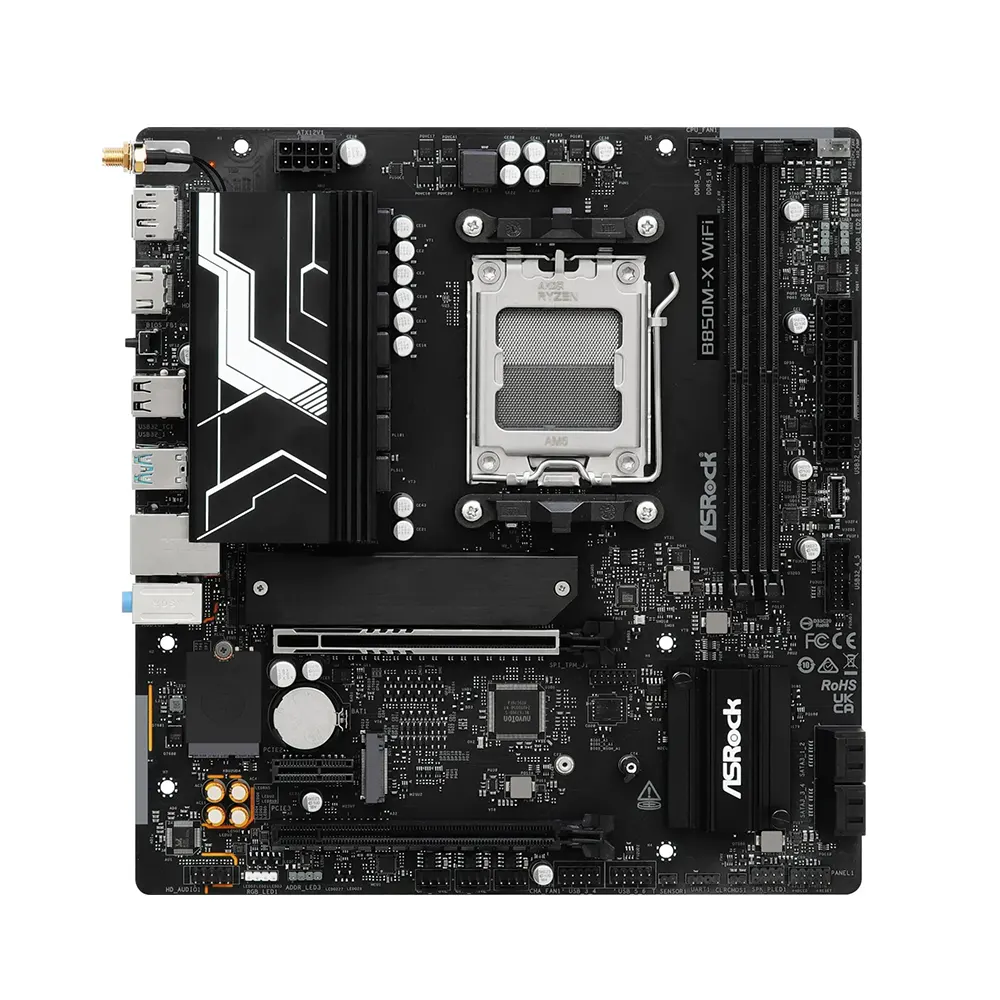 ASRock B850M-X WiFi R2.0, AM5, DDR5, Wi-Fi 6E Дънна платка