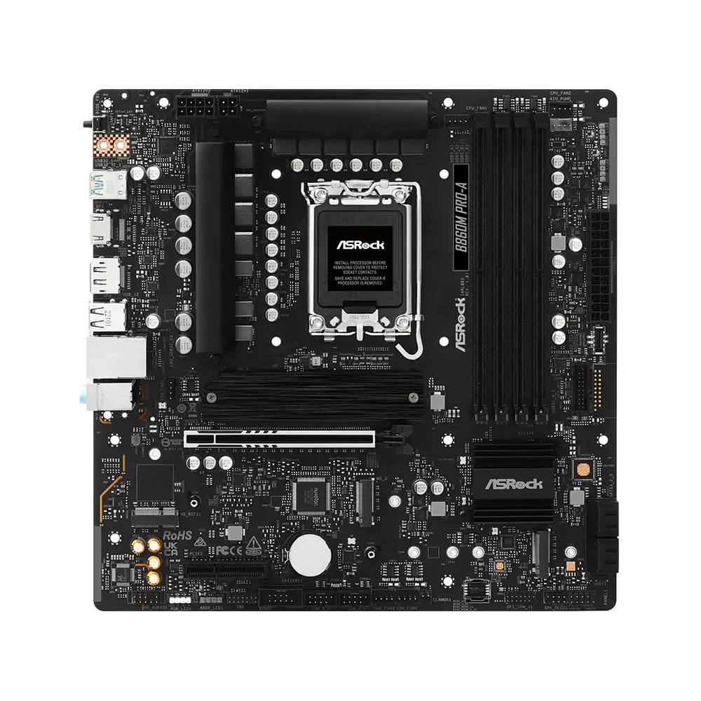 ASRock B860M Pro-A, LGA1851, DDR5, PCIe 5.0 Дънна платка