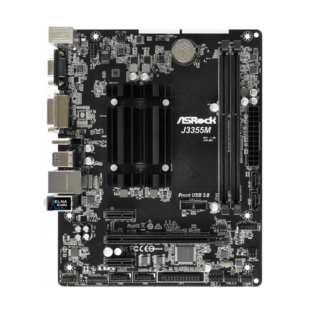 ASRock J3355M, Intel J3355, DDR3 Дънна платка