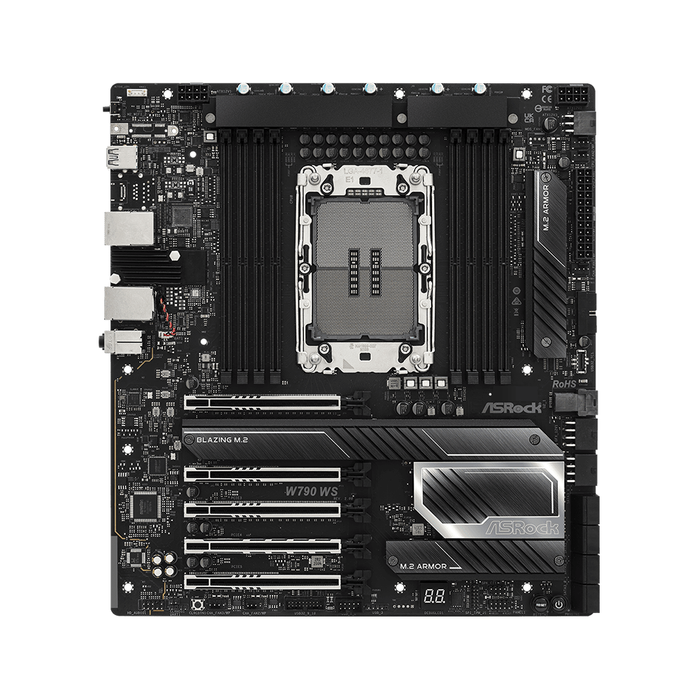 ASRock W790 WS R2.0, 4677, DDR5 Дънна платка