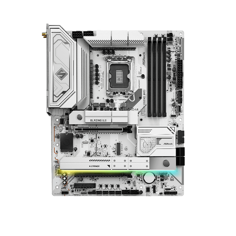 ASRock Z890 Steel Legend WiFi, LGA 1851, DDR5, WIFI Дънна платка