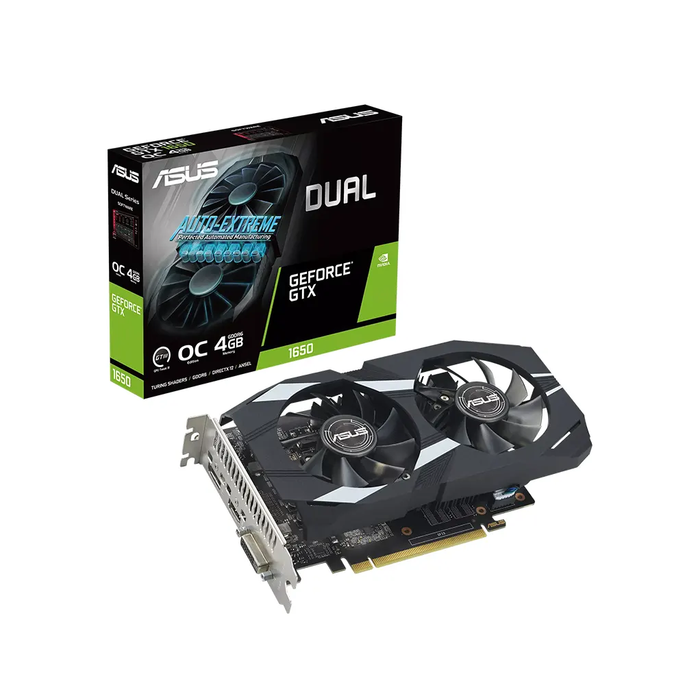 Asus Dual GeForce GTX 1650 OC Edition 4GB GDDR6 EVO Видео карта