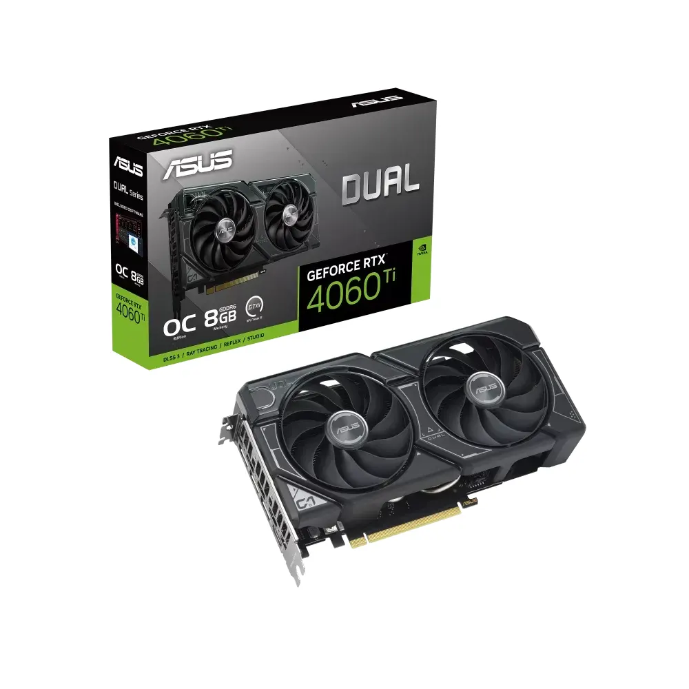 Asus Dual GeForce RTX 4060 Ti v2 OC Edition 8GB GDDR6 Видео карта