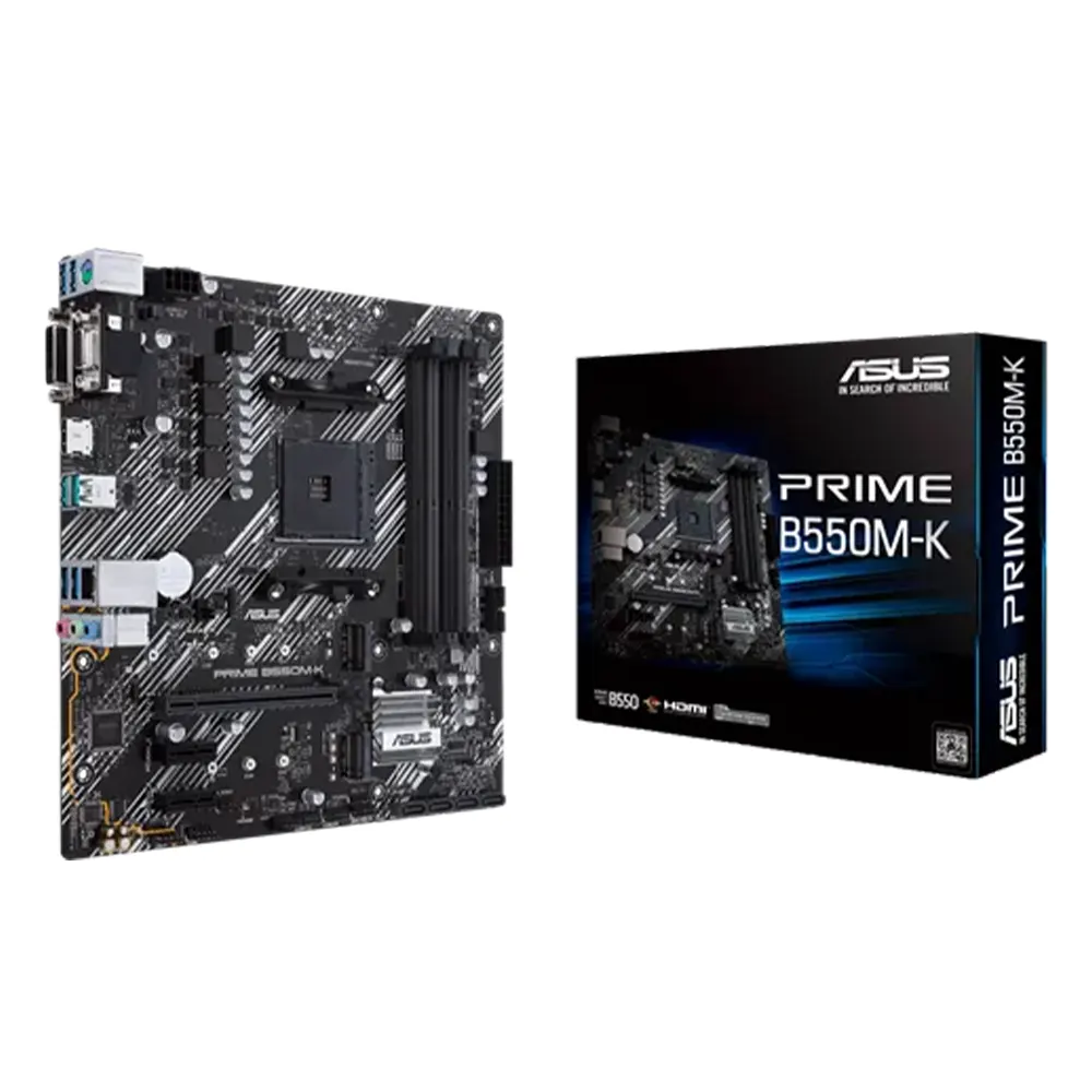 ASUS PRIME B550M-K, AM4, DDR4 Дънна платка