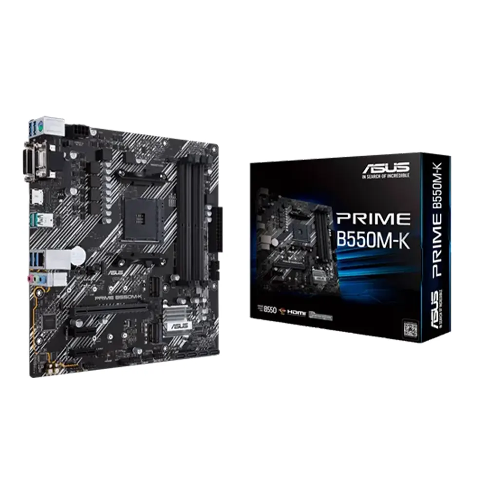 ASUS PRIME B550M-K, AM4, DDR4 Дънна платка