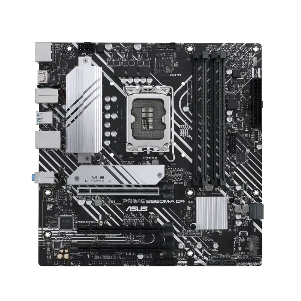 ASUS PRIME B660M-A D4-CSM, LGA1700, DDR4, Intel 1GbE Дънна платка