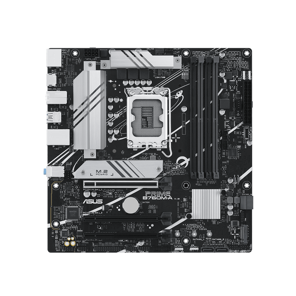 ASUS PRIME B760M-A-CSM, LGA 1700, DDR5, Дънна платка