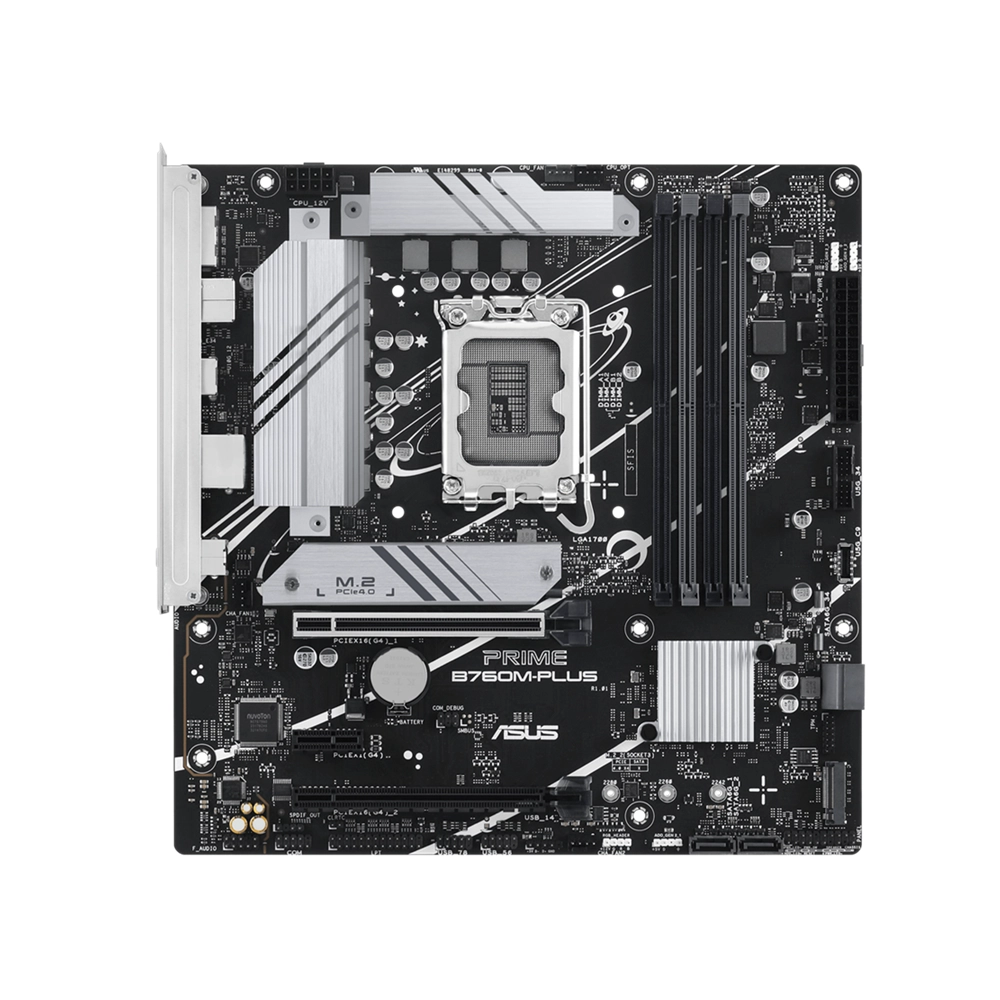 ASUS PRIME B760M-PLUS, LGA1700, DDR5, PCIe 4.0 Дънна платка